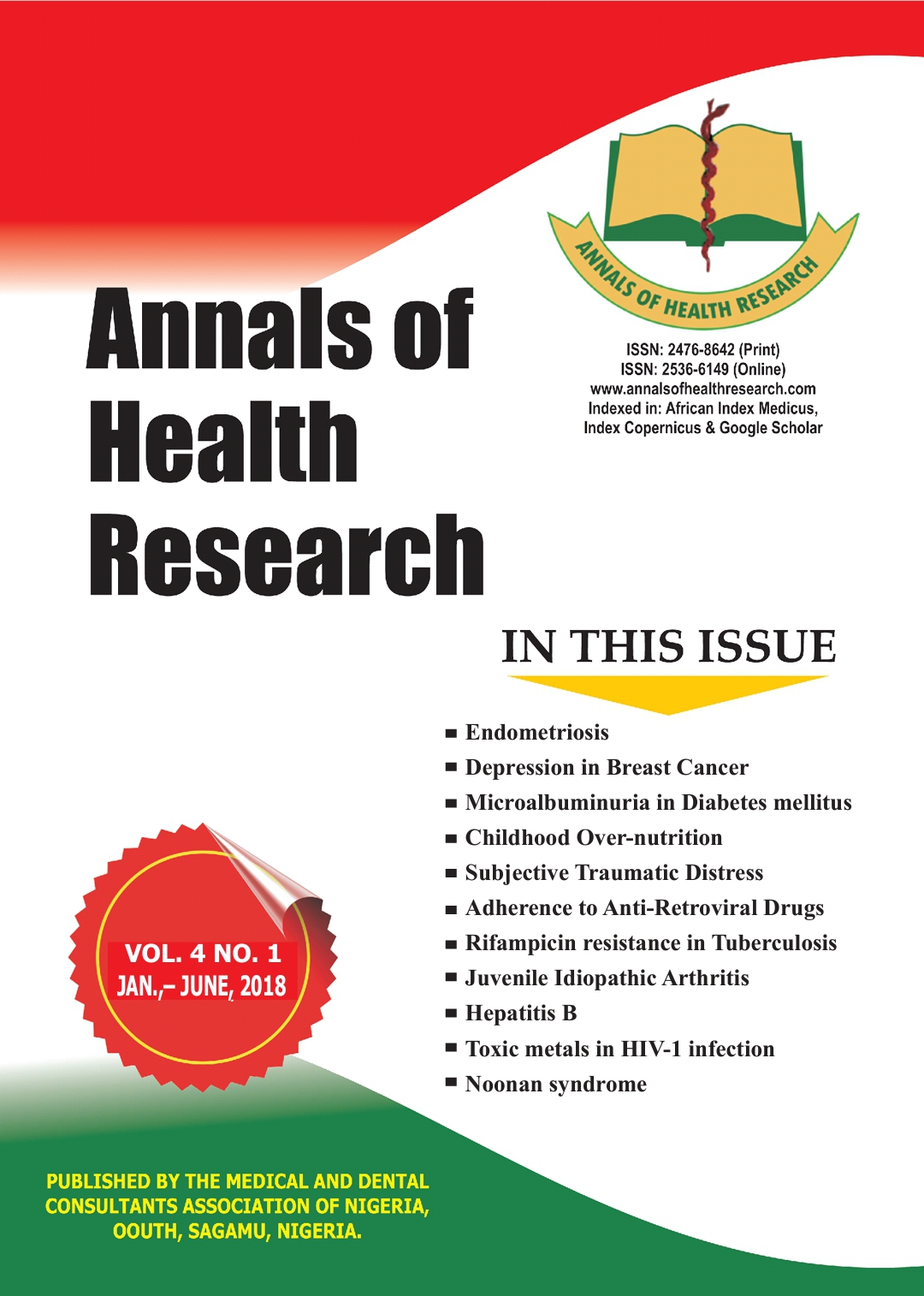					View Vol. 4 No. 1 (2018)
				